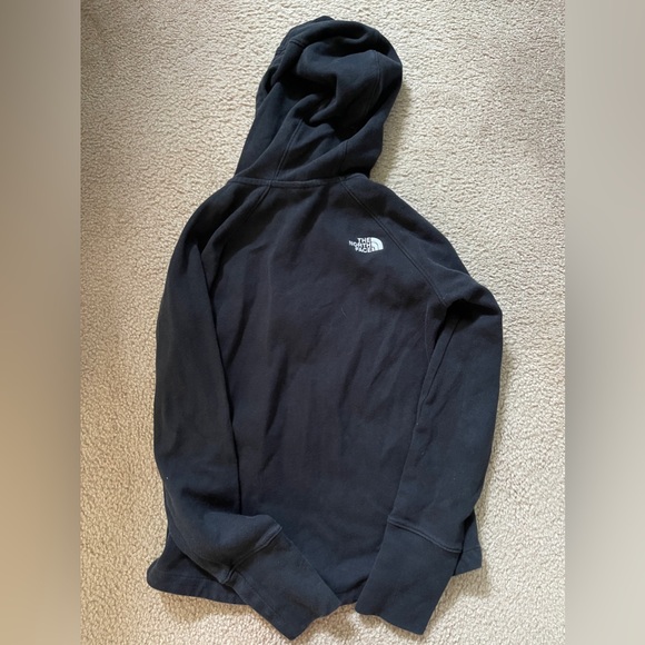 North Face zip up hoodie black size small - Picture 3 of 3